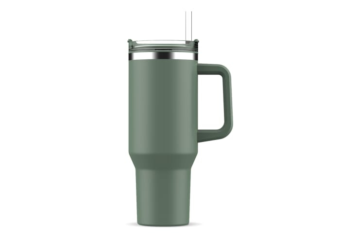 Mug personnalisable en matériaux recyclés 1,2L Ozzy Vert olive